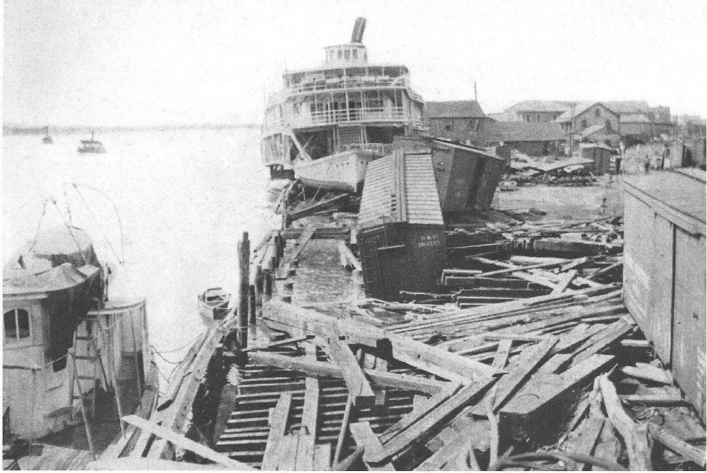 Charles E. Cessna ashore at Mobile